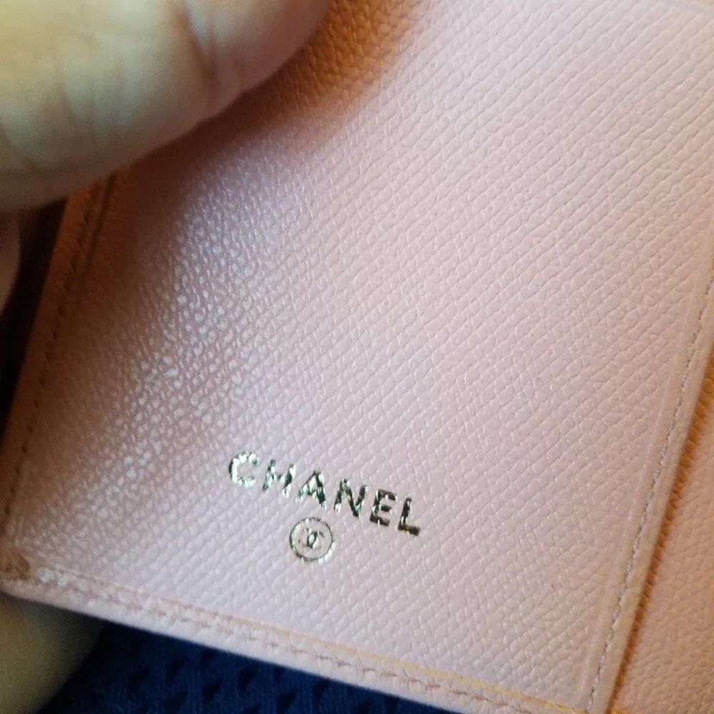 Chanel Wallet Purse Long Wallet Coco Button Pink - Picture 9 of 14